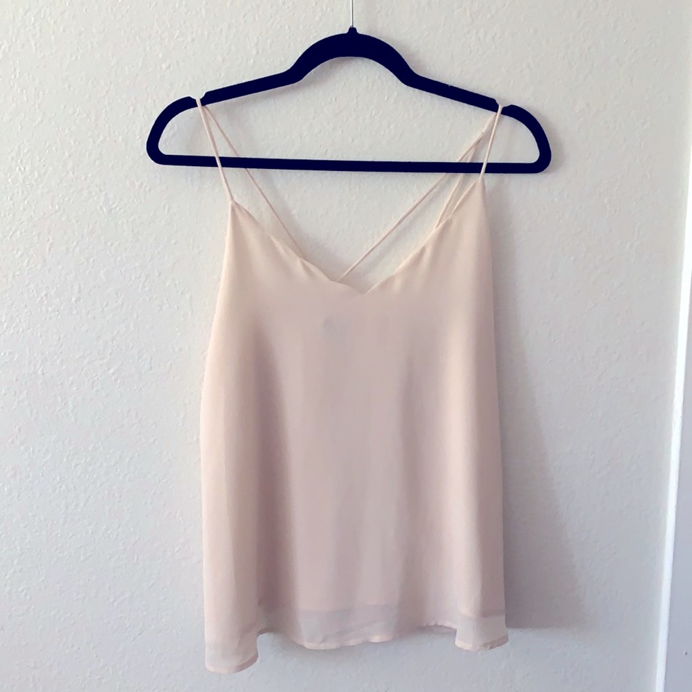 Scalloped Blouse Tank